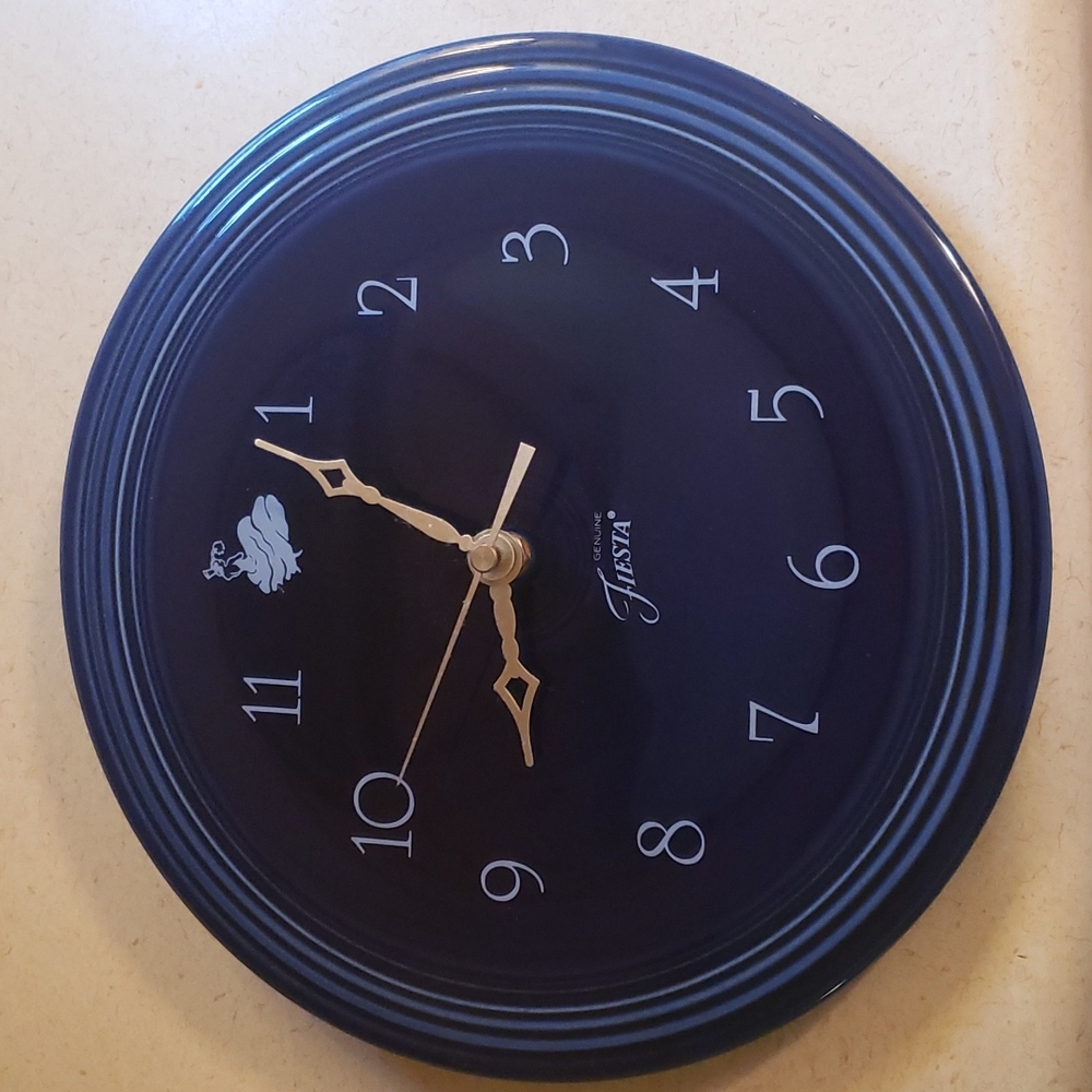 Fiesta plate clock